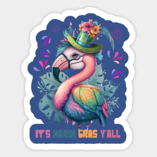 Its mardi gras yall Sticker